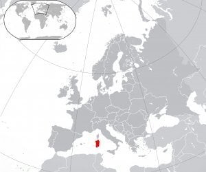Sardinian geographical map