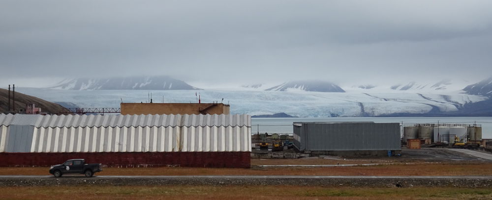 Islas Svalbard - Pyramiden - glaciar Nordenskiöld