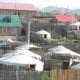 Mongolia - ger en los barrios de Ulaan Baatar