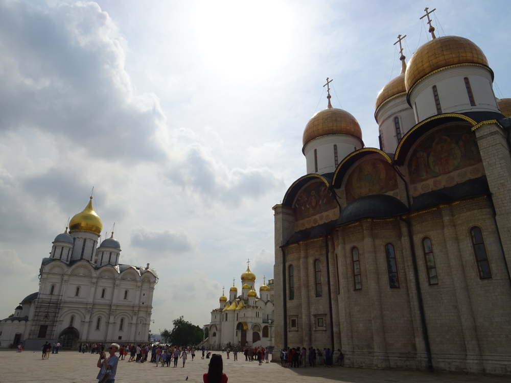 Rusia - Moscú - Kremlin - Plaza de las catedrales