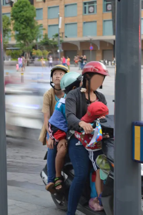 Vietnam - Ho Chi Minh City HCMC Saigon - 4 in scooter