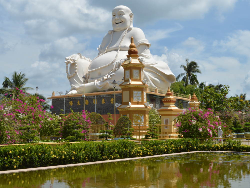 Vietnam - Mekong - My Tho - Templo de Vĩnh Tràng Chùa