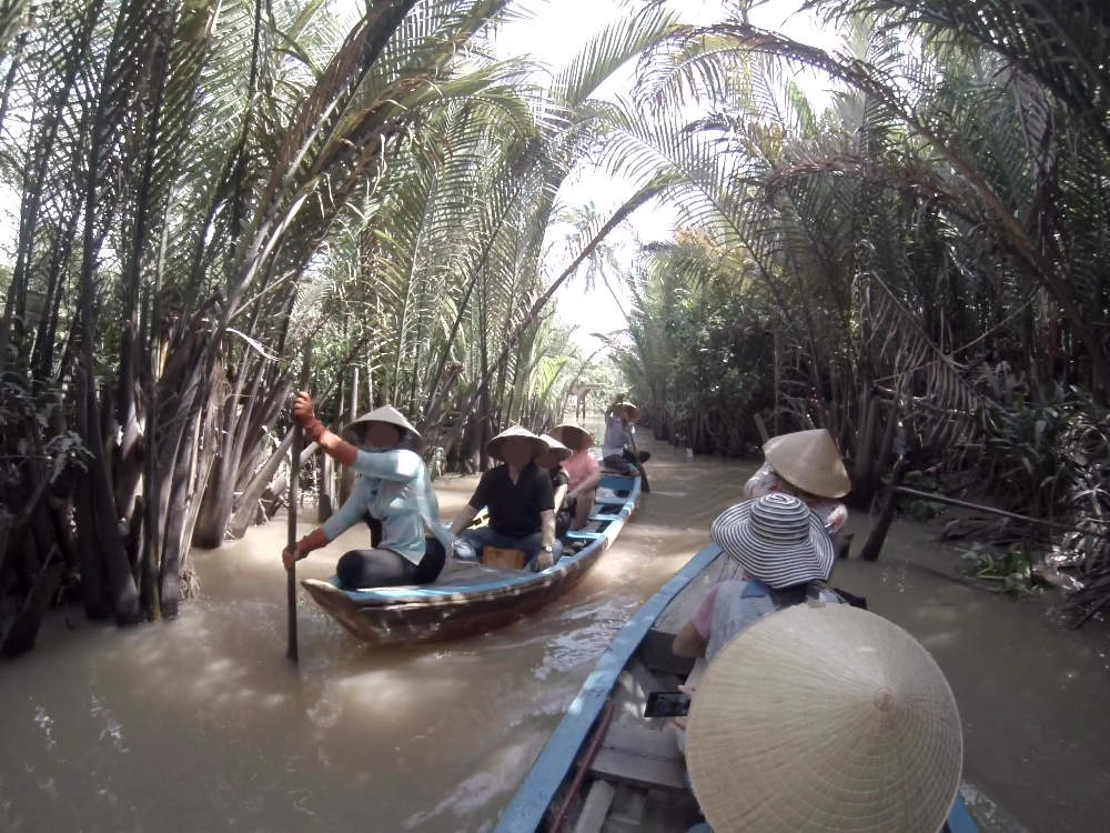 Vietnam - sailing in the Mekong