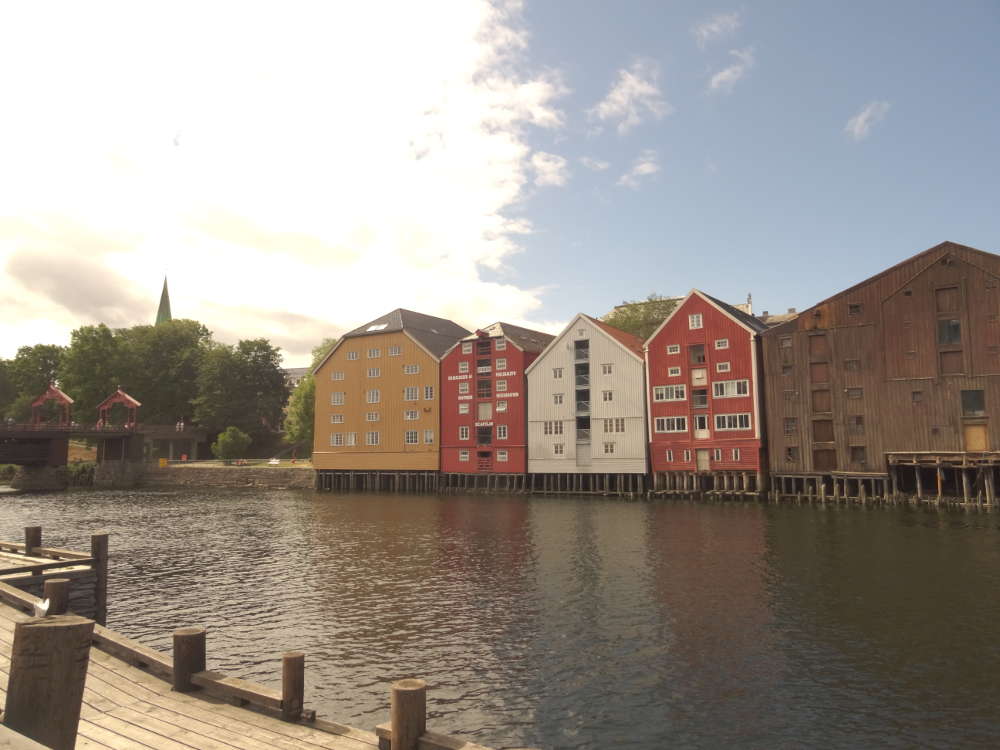 Norway - Trondheim - wooden houses