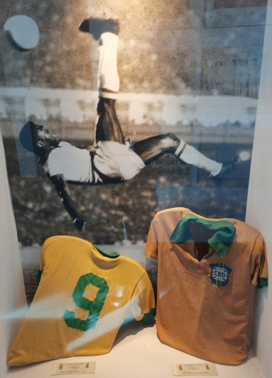 Camiseta Pelé - Museo del Futbol - Estadio Centenario - Montevideo Uruguay