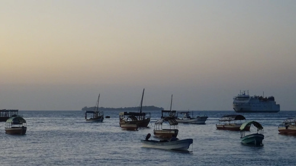 boats in Zanzibar