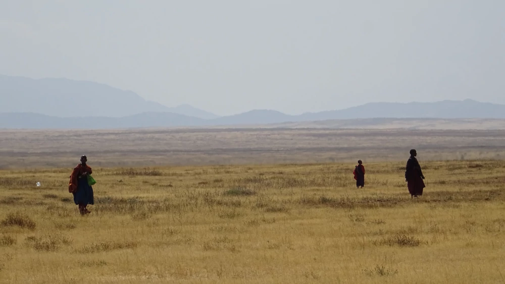 paesaggio con Masai