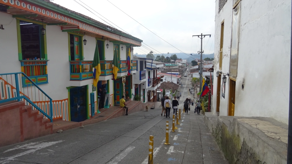 Strada del centro storico di Salento